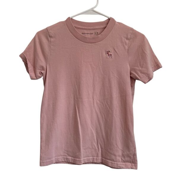 Abercrombie Kids Light Pink Short Sleeve Tee - Picture 1 of 3